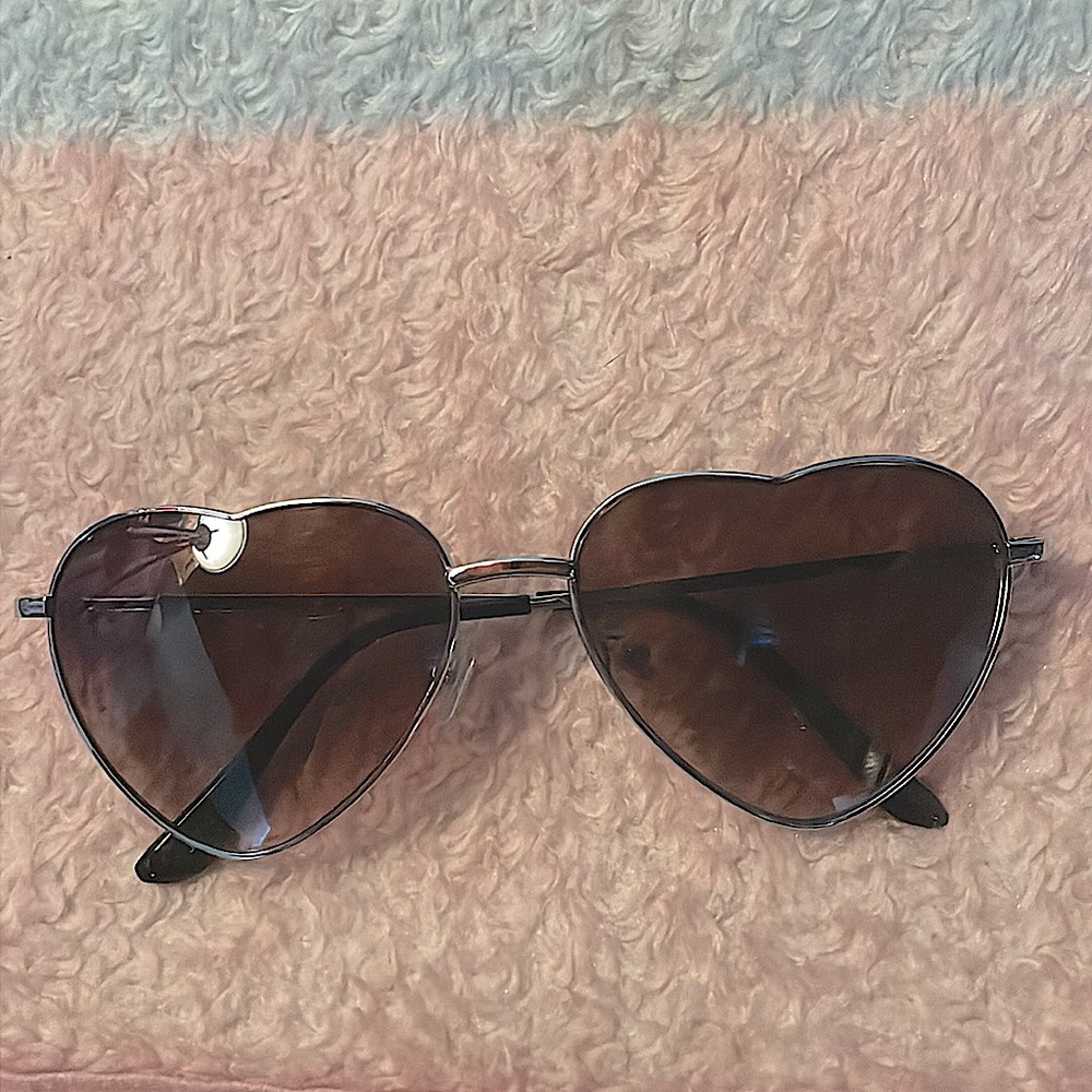 Heart shaped sunglasses